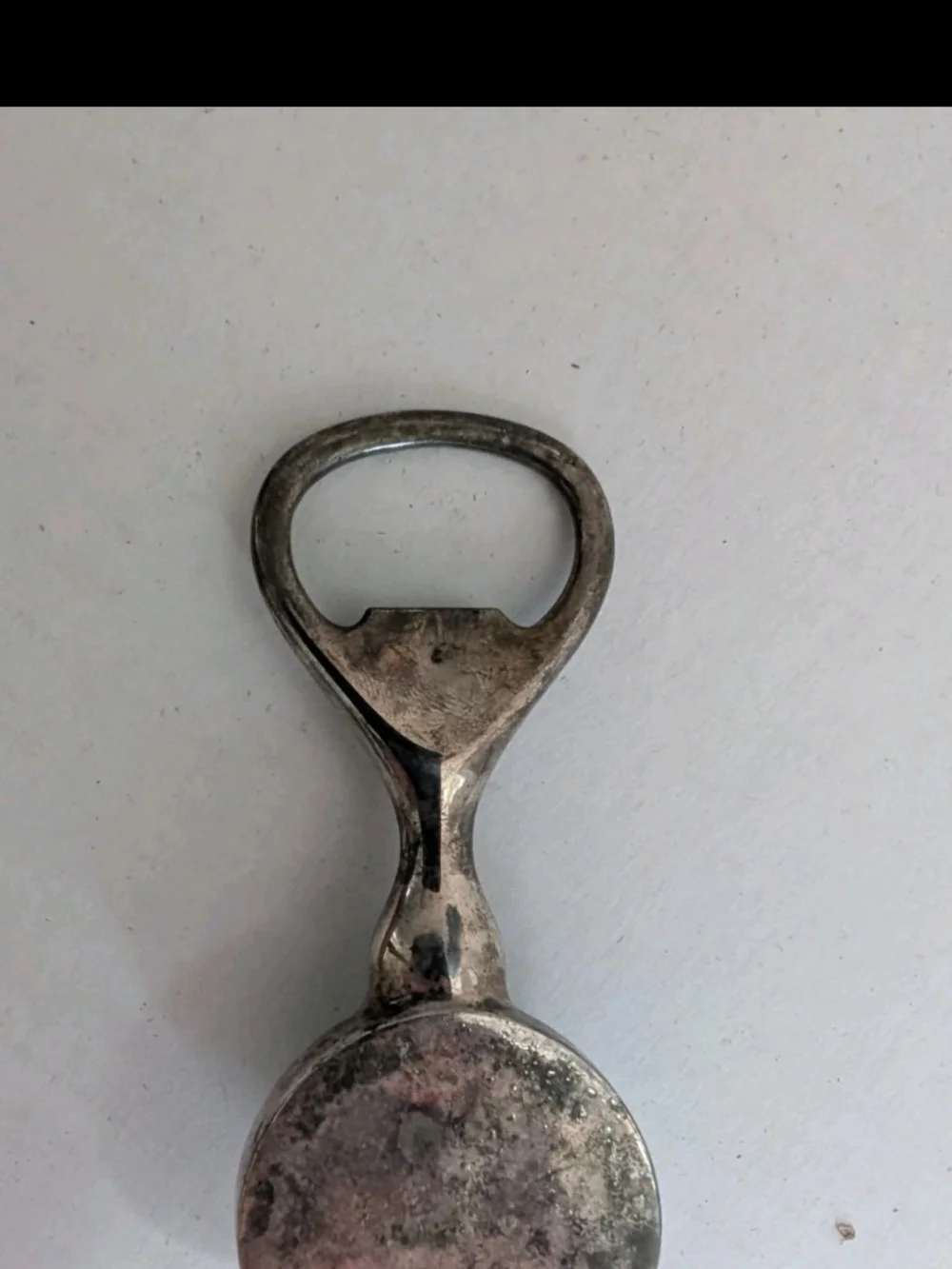 Vintage Golf Ball Bottle Opener Solid Stainless Steel Chrome Heavy Golfer Gift